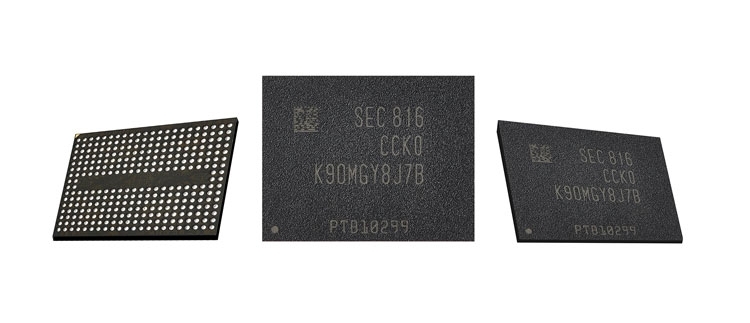  90(+)-слойная 3D NAND производства Samsung 
