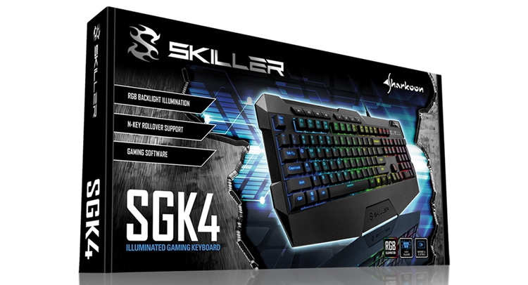 Sharkoon Skiller SGK4: игровая клавиатура с RGB-подсветкой"