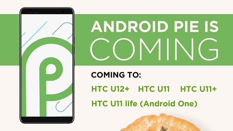 HTC сообщила, какие из её смартфонов получат Android 9 Pie