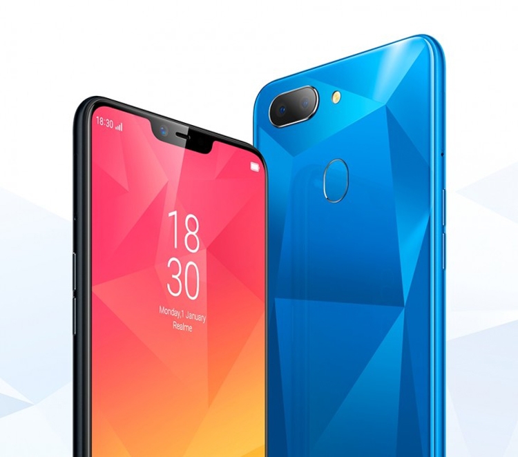 Смартфон Realme 2 с вырезом в экране показался на официальном рендере