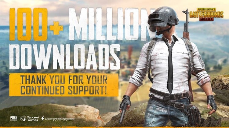 Количество скачиваний PUBG Mobile превысило 100 млн