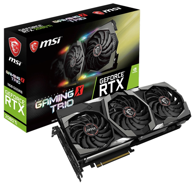 Дебютные модели MSI GeForce RTX 2080/2080 Ti занимают три слота расширения
