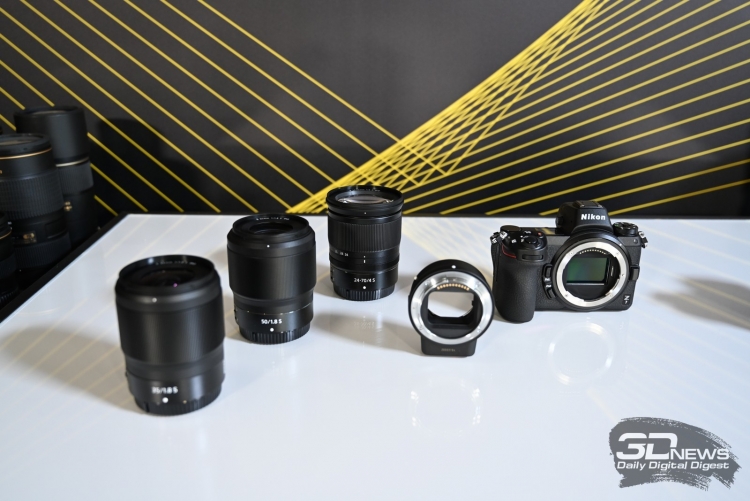 Nikon представила полнокадровую беззеркалку Z7 с 45,7-Мп матрицей"