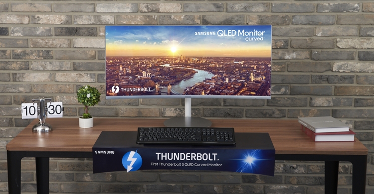 Изогнутый монитор Samsung CJ79 оснащён двумя портами Thunderbolt 3"