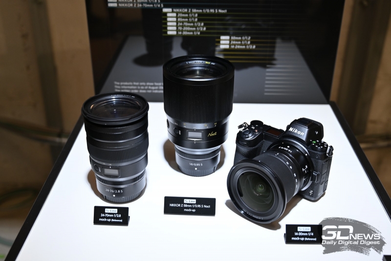 NIKKOR Z 58mm f/0,95 S Noct - посередине