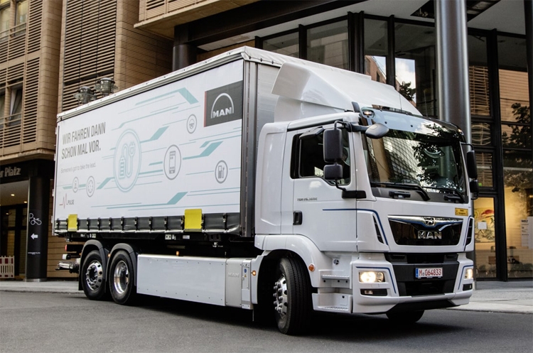 В Австрии начинаются испытания электрических грузовиков MAN eTrucks"