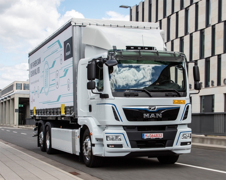 В Австрии начинаются испытания электрических грузовиков MAN eTrucks"