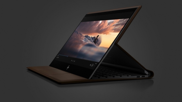 HP представила трансформируемый ноутбук Spectre Folio в корпусе из кожи"