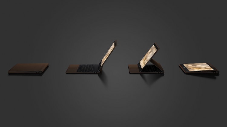 HP представила трансформируемый ноутбук Spectre Folio в корпусе из кожи"
