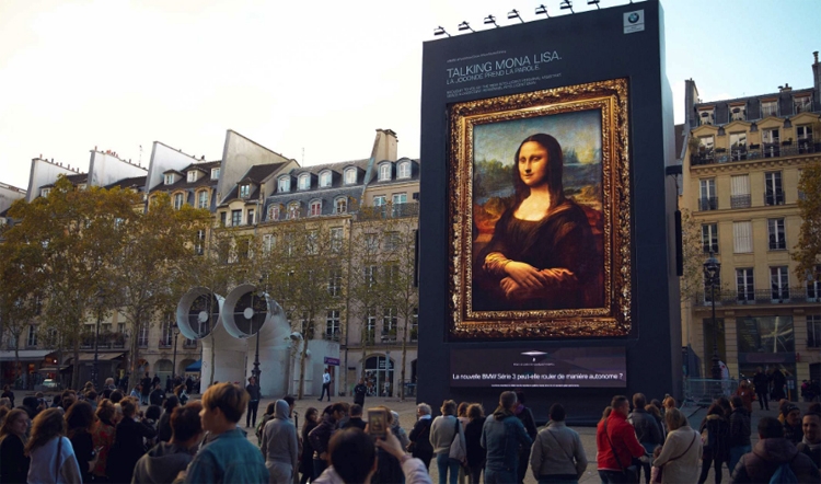 Видео дня: смарт-ассистент BMW оживил «Мона Лизу»