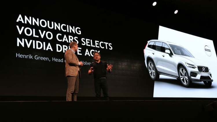 Автомобили Volvo получат бортовой компьютер на платформе NVIDIA"