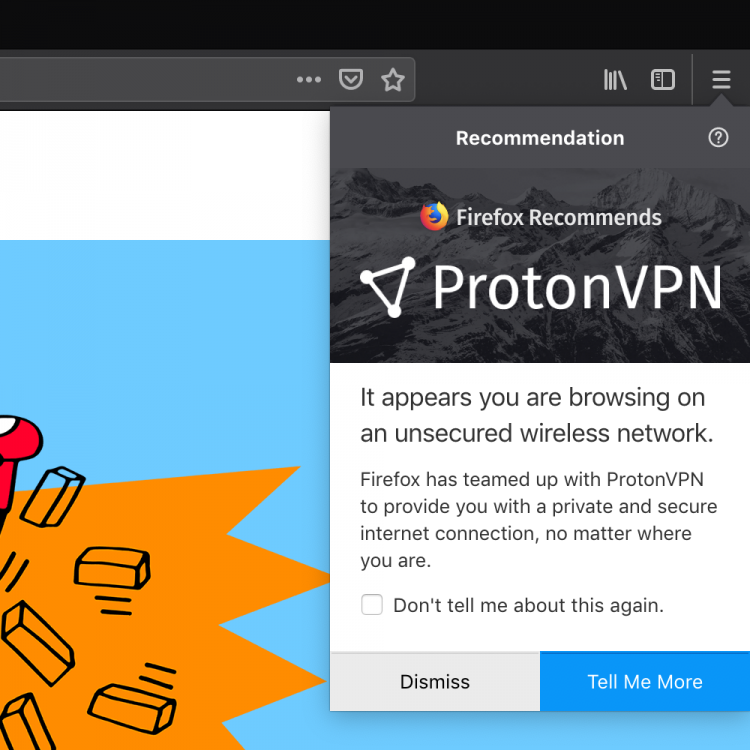 Mozilla запускает тестирование платного VPN в браузере Firefox"