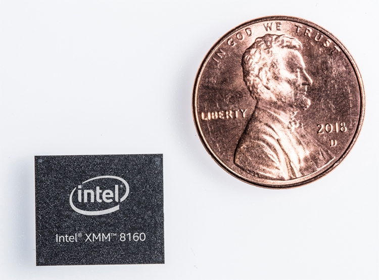 Устройства с 5G-модемом Intel XMM 8160 появятся в 2020 году"