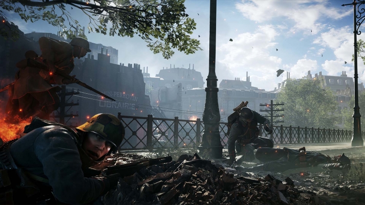 Стрельба в Battlefield 1 прекратилась в честь празднования юбилея окончания Первой мировой войны"