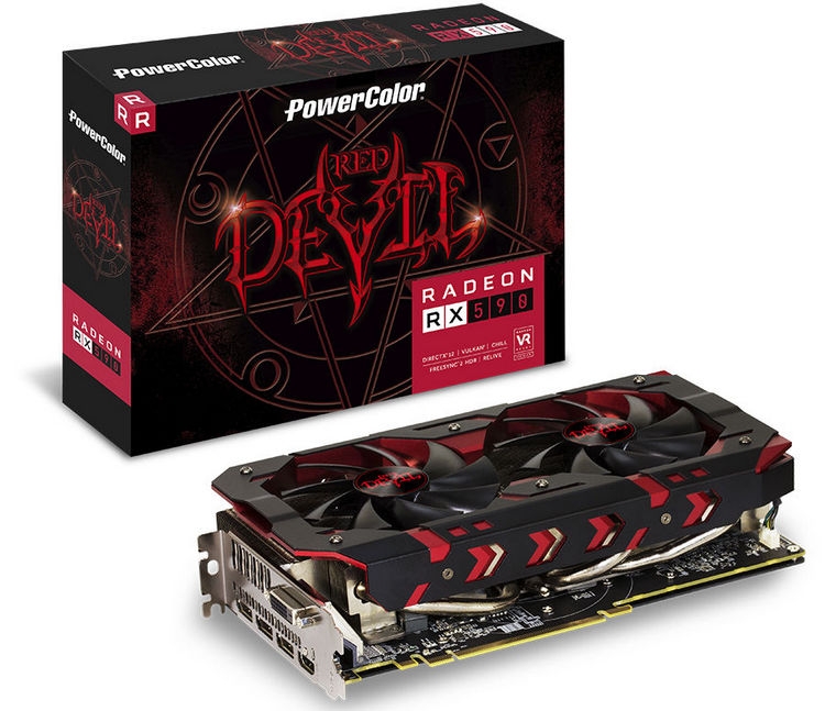 PowerColor Red Devil Radeon RX 590: первая видеокарта на 12-нм Polaris представлена официально"