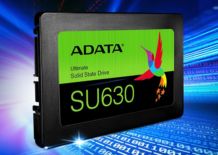 SSD-накопители ADATA Ultimate SU630 используют память 3D QLC NAND"