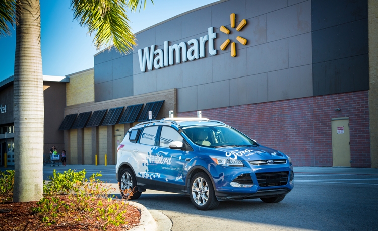 Робомобили Ford займутся доставкой товаров из супермаркетов Walmart"