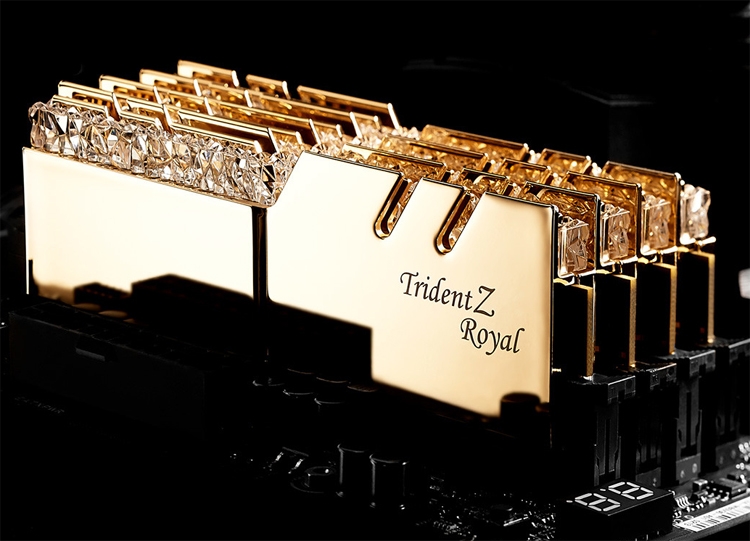 G.SKILL Trident Z Royal: модули памяти DDR4 с «королевским» дизайном"