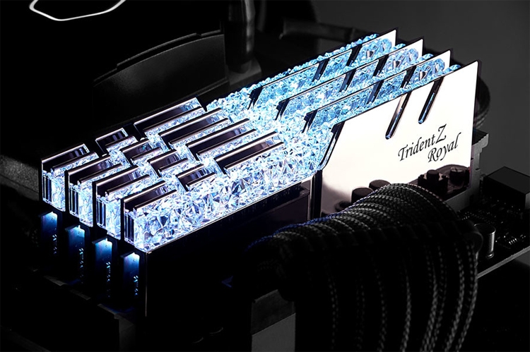 G.SKILL Trident Z Royal: модули памяти DDR4 с «королевским» дизайном"