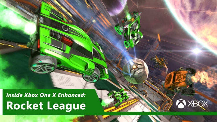 Апгрейд Rocket League на Xbox One X: 4К, суперсемплинг в FullHD и HDR"