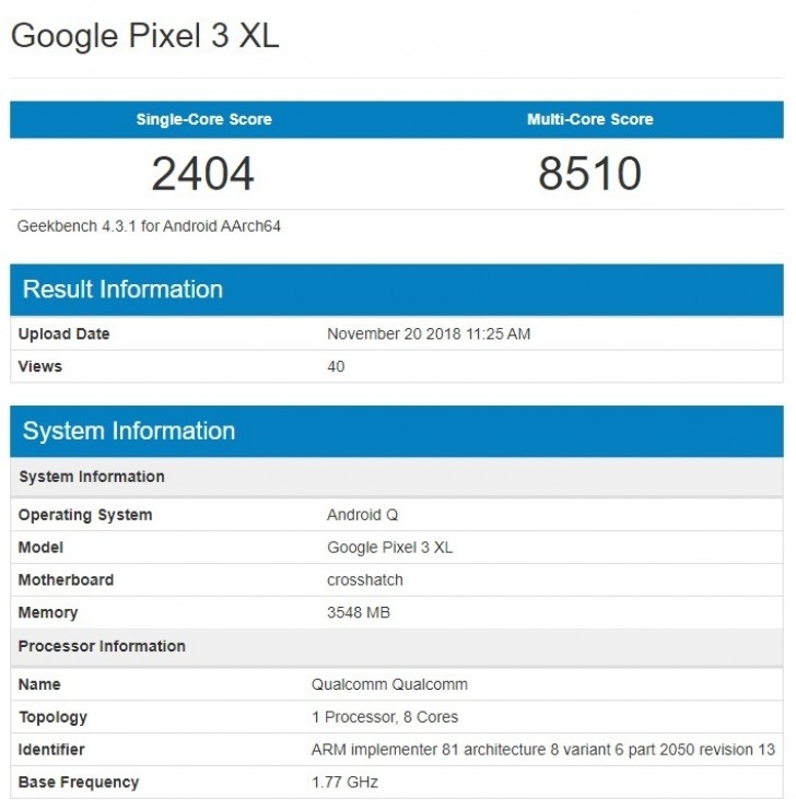 Android Q уже тестируют на Google Pixel 3, 3 XL и Xiaomi Mi 8 SE"