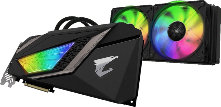 Aorus GeForce RTX 2080 Ti Xtreme WaterForce: мощная видеокарта с подсветкой RGB Fusion"