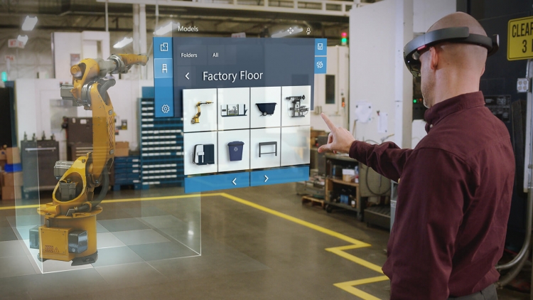 Microsoft поставит Пентагону гарнитуры смешанной реальности HoloLens"