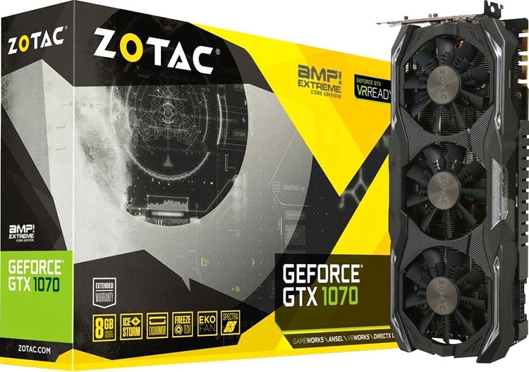 Zotac назвала ошибкой информацию о GeForce GTX 1070 с памятью GDDR5X"