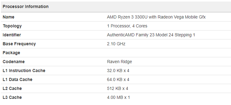 Гибридные процессоры AMD Ryzen серии 3000U замечены в базе Geekbench"