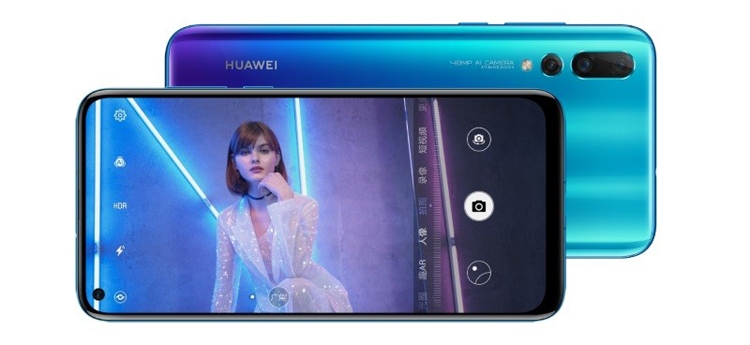 Huawei Nova 4: смартфон с «дырявым» экраном и четырьмя камерами