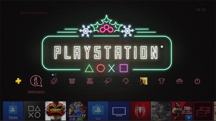 Праздничная PS-тема намекает на разработку PlayStation 5"