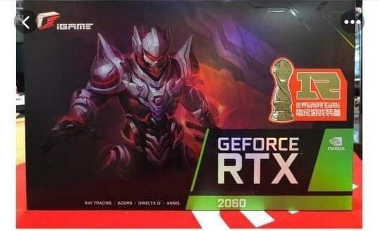Фотографии упаковки GeForce RTX 2060 в исполнении Colorful"