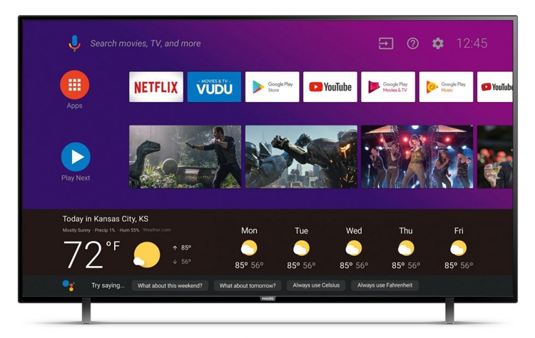 CES 2019: телевизоры Philips 4K на платформе Android TV"