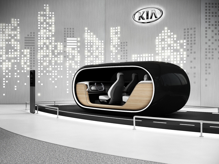 CES 2019: KIA R.E.A.D., или Интерактивное пространство в салоне робомобиля"