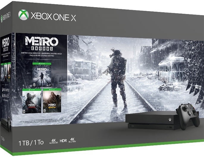 Xbox One X получит комплект с трилогией Metro"