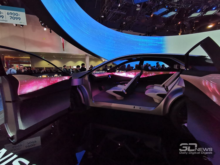 CES 2019: Концепт-робомобиль Hyundai Mobis с системой световых коммуникаций"