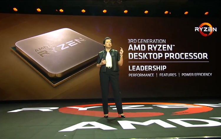 AMD показала прототип Ryzen 3000 на архитектуре Zen 2: восемь ядер и +15% к производительности"