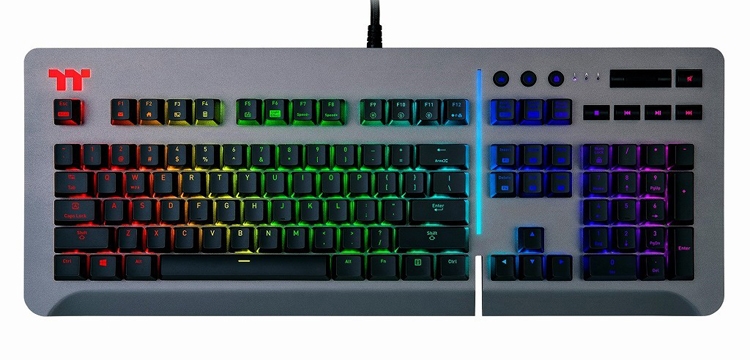 CES 2019: Игровая клавиатура Thermaltake Level 20 RGB с переключателями Cherry MX или Razer"
