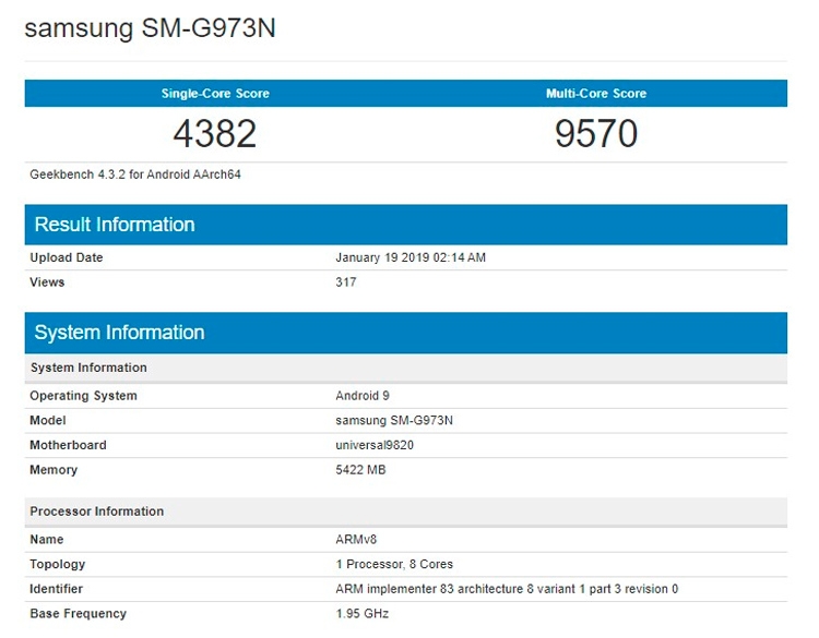 Samsung Galaxy S10 на базе Exynos 9820 не догнал iPhone XS по производительности"