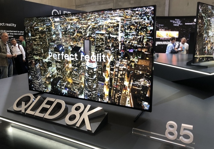 Продажи 8K-телевизоров в 2019 году будут ниже ожидаемых из-за отсутствия контента"