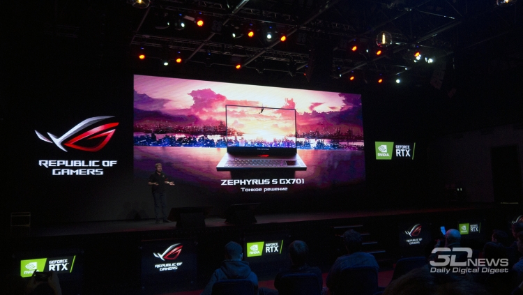 ASUS представила в России новинки семейства Republic of Gamers на базе NVIDIA GeForce RTX"