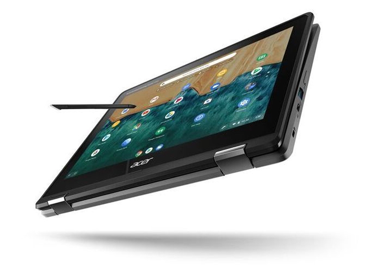 Ноутбук-трансформер Acer Chromebook Spin 512 оснащён 12" экраном"