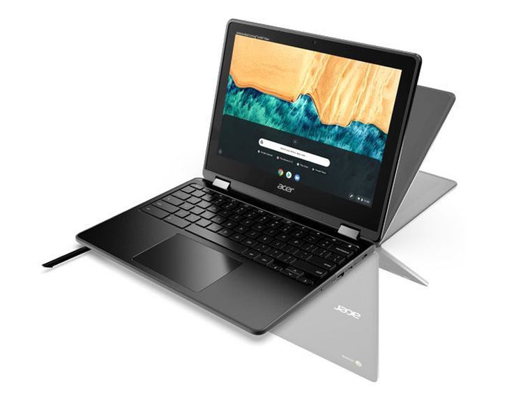 Ноутбук-трансформер Acer Chromebook Spin 512 оснащён 12" экраном"