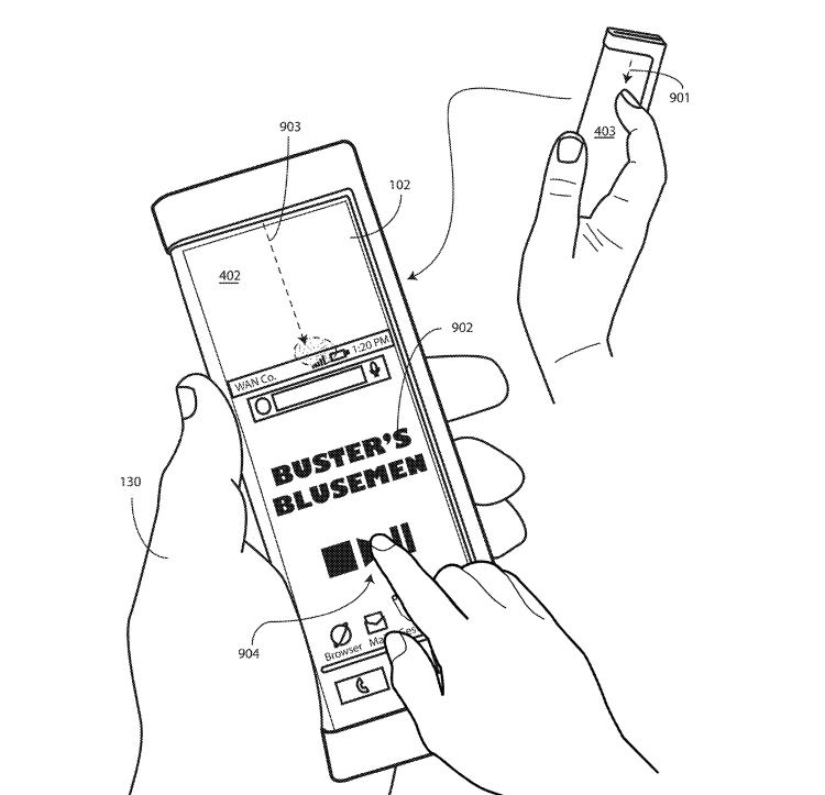 Патентная документация проливает свет на гибкий смартфон Motorola"