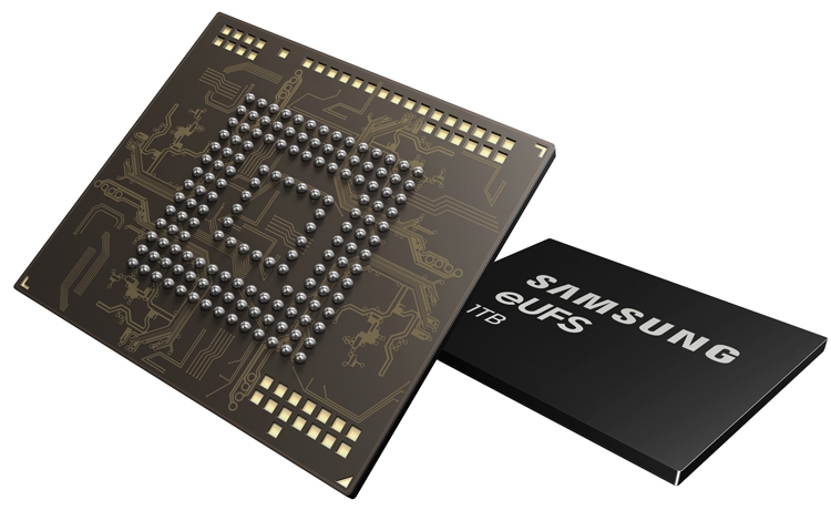 Терабайт в смартфоне: в Samsung начат выпуск новейших модулей eUFS"