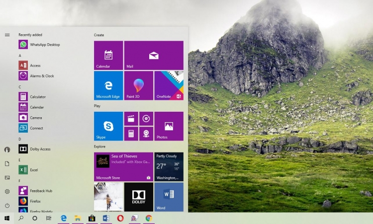 В Windows 10 могут пропасть живые плитки"