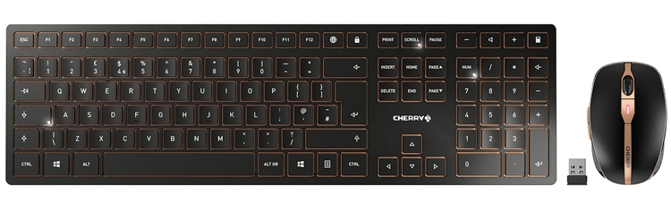 Клавиатура и мышь Cherry DW 9000 Slim не нуждаются в проводах"
