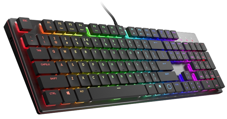 Низкопрофильная клавиатура Cooler Master SK650 наделена RGB-подсветкой"
