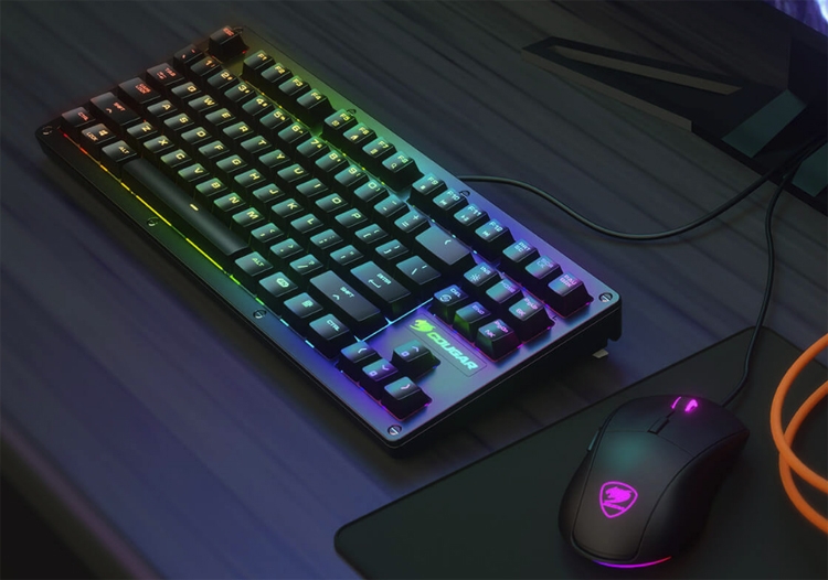 Cougar Puri TKL RGB: компактная игровая клавиатура механического типа"