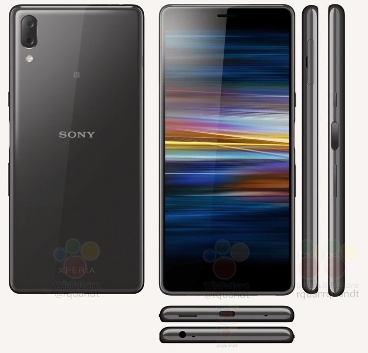 Пресс-рендеры Xperia L3 — старомодный середнячок"